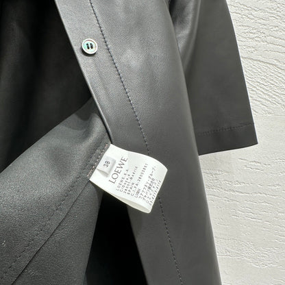 Leather Short Sleeve Shirt