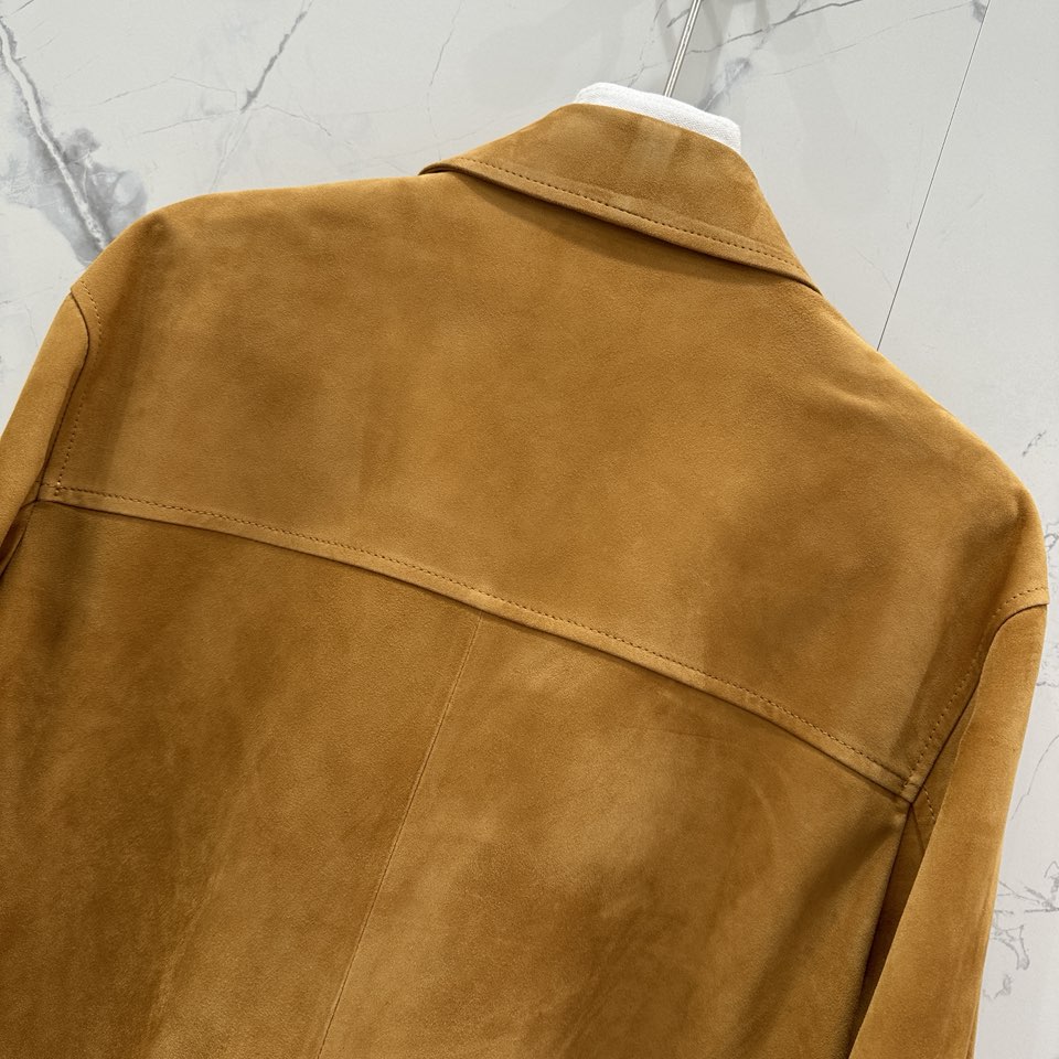 Leather Long Sleeve Shirt