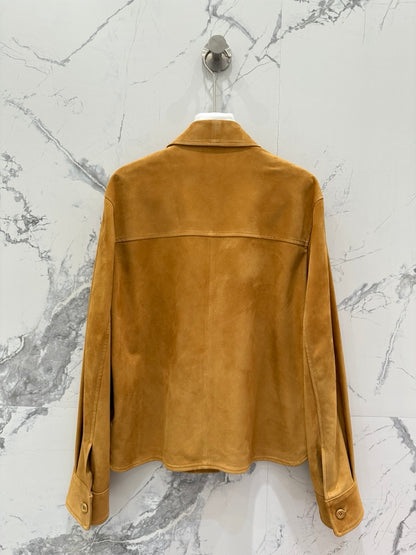 Leather Long Sleeve Shirt