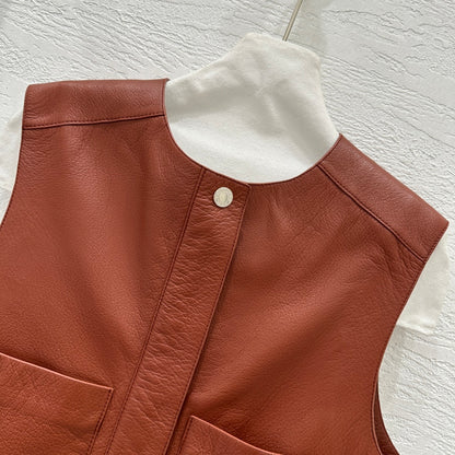 Leather Vest