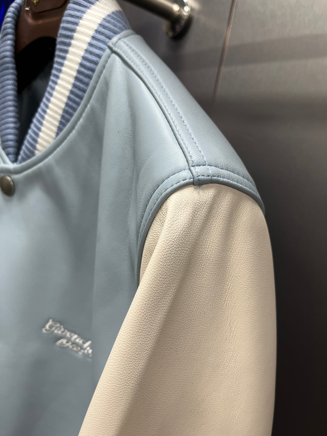 Leather Baseball Jacket