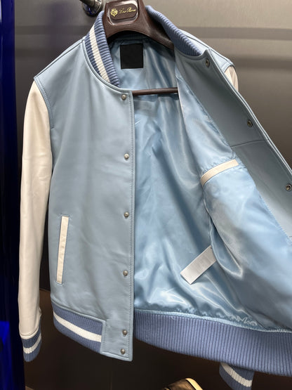Leather Baseball Jacket