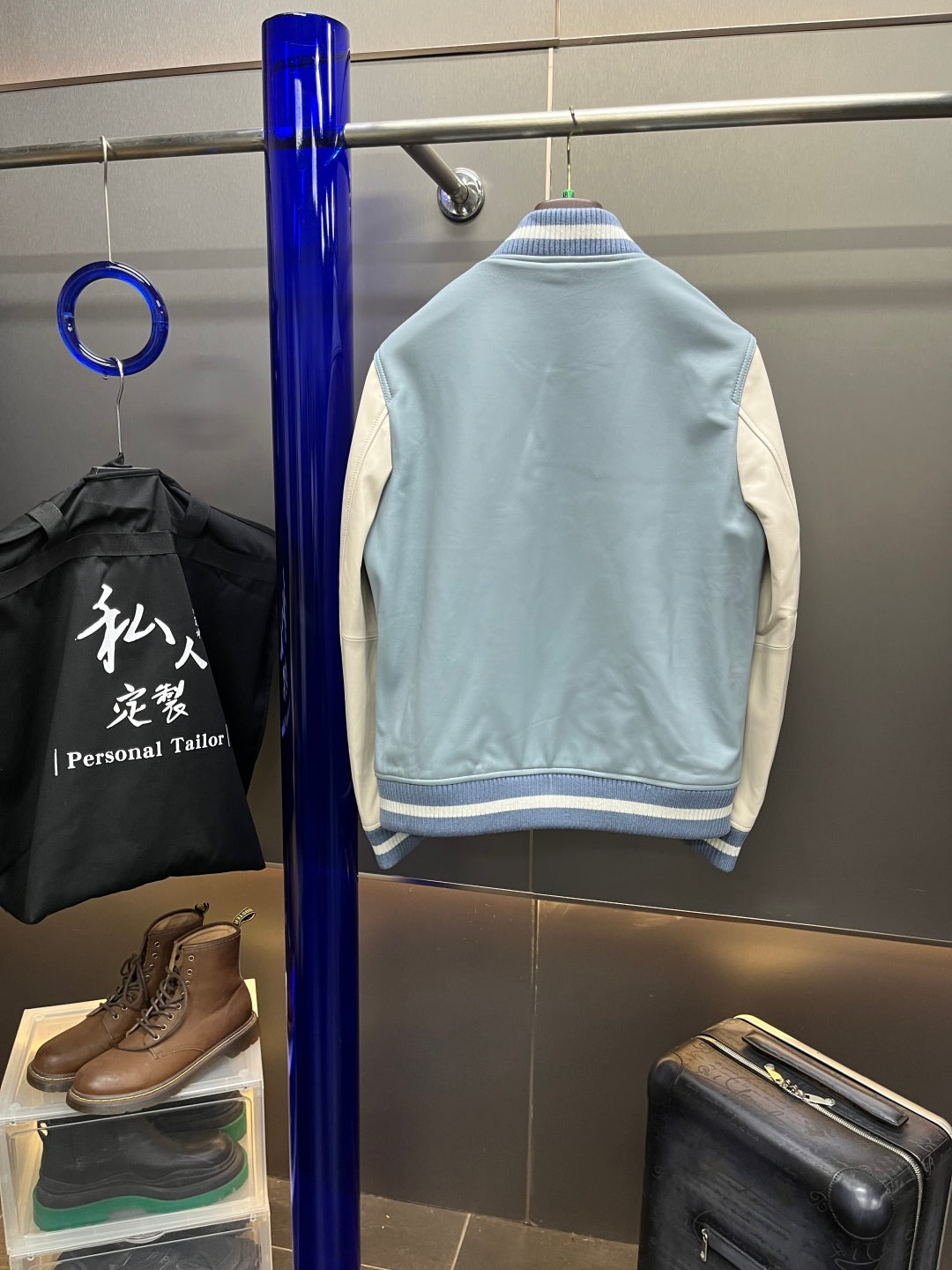 Leather Baseball Jacket