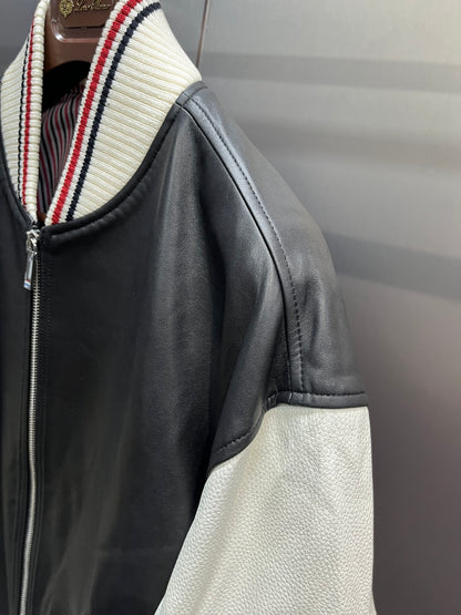 Leather Baseball Jacket