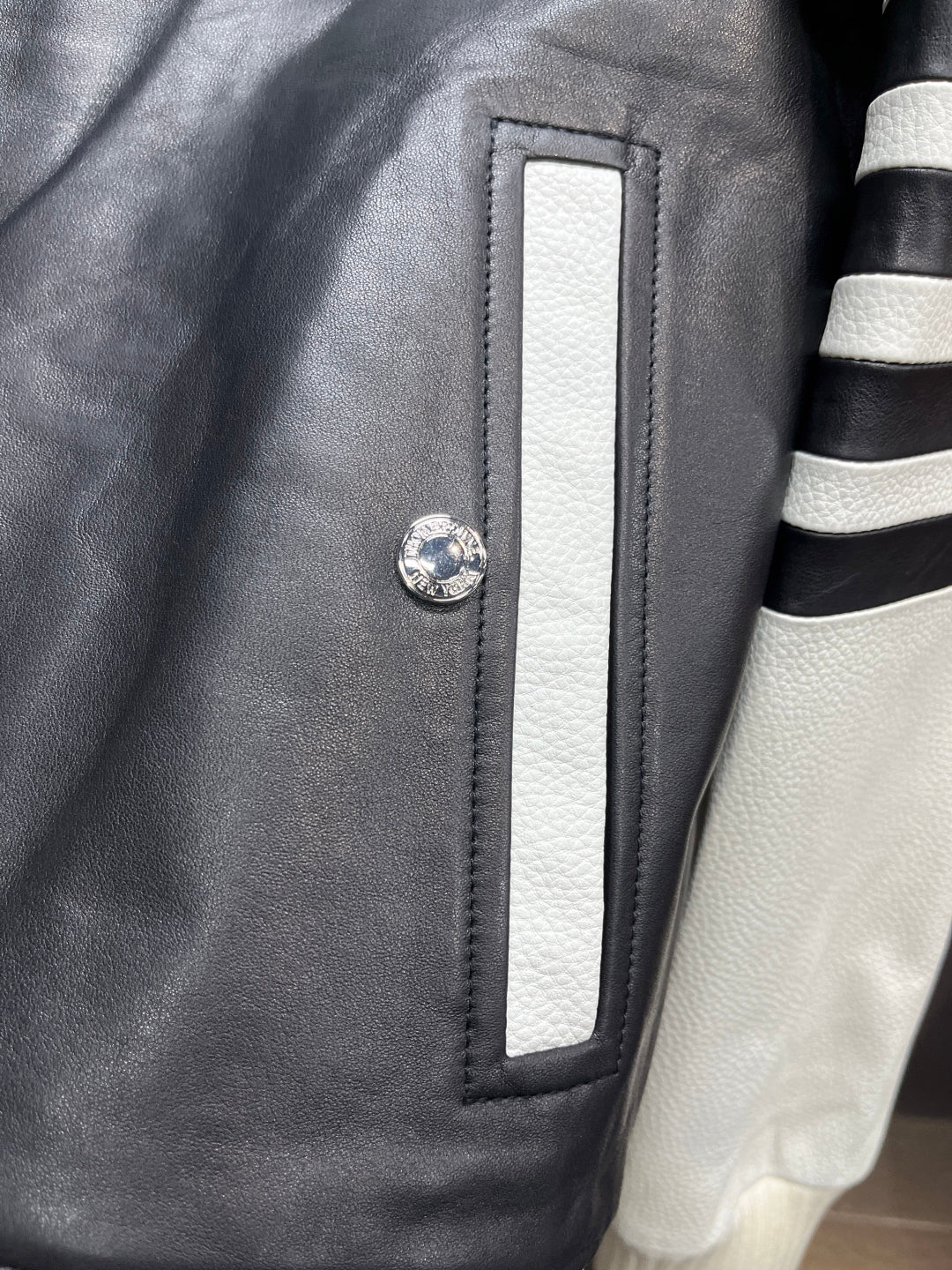 Leather Baseball Jacket