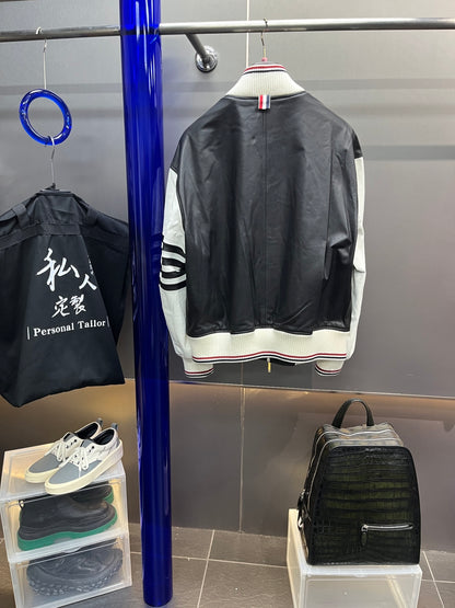 Leather Baseball Jacket