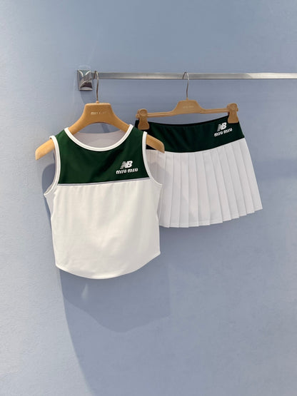 Collaboration Tank Top+Skirt