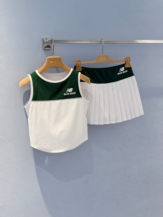 Collaboration Tank Top+Skirt