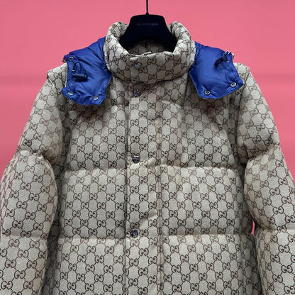 Detachable-sleeve Down jacket