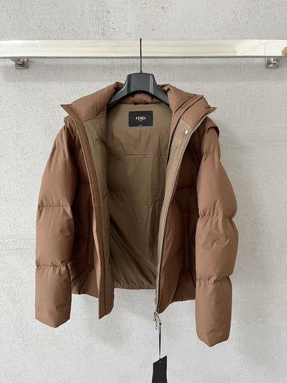 Detachable-sleeve Down jacket