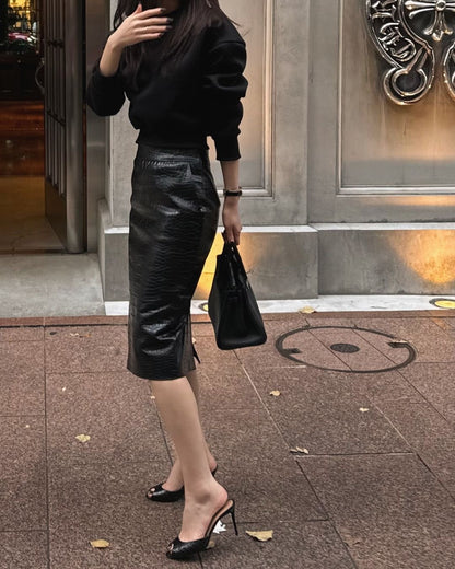Leather Skirt