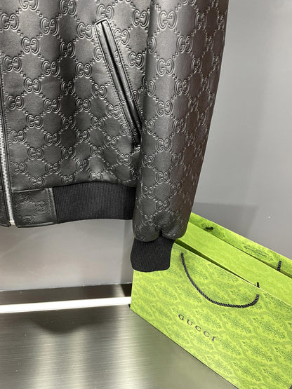 Leather Baseball Jacket