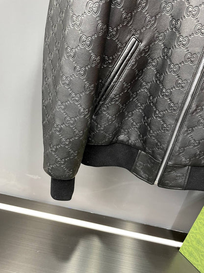 Leather Baseball Jacket