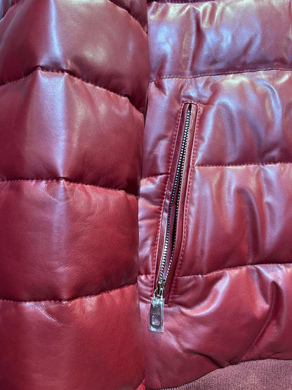 Leather Down Jacket