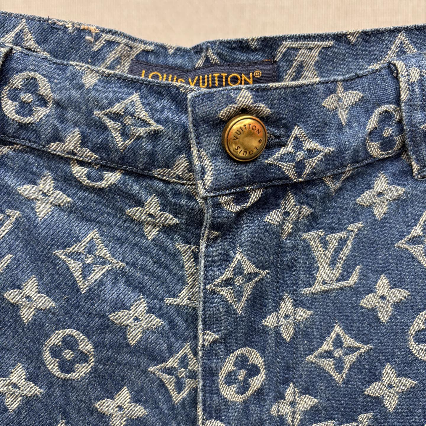 Denim shorts