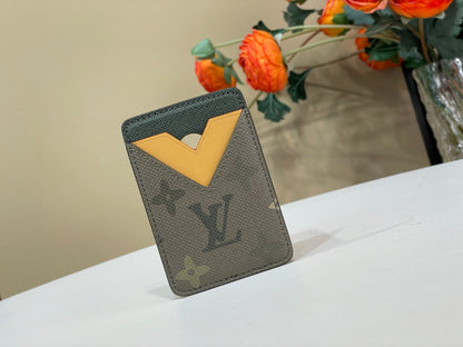 Magnetic phone card holder