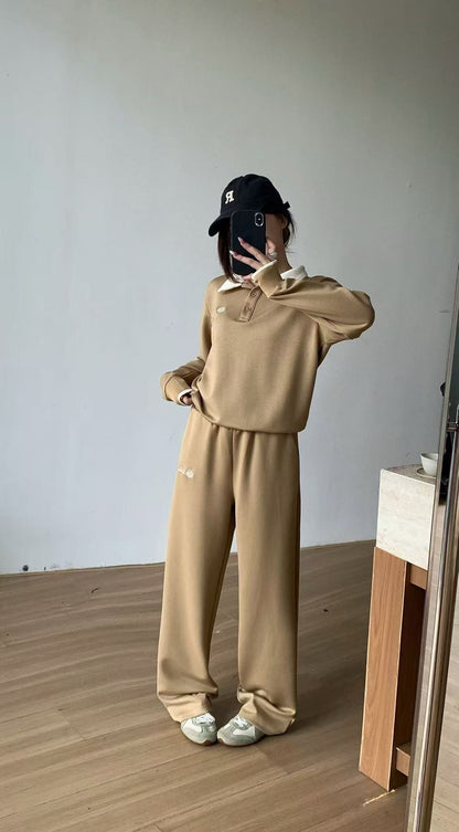 Sweatshirt + Casual pants