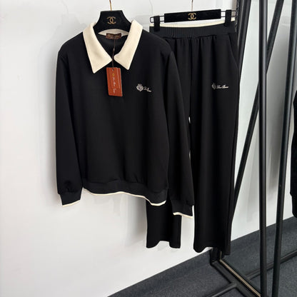 Sweatshirt + Casual pants