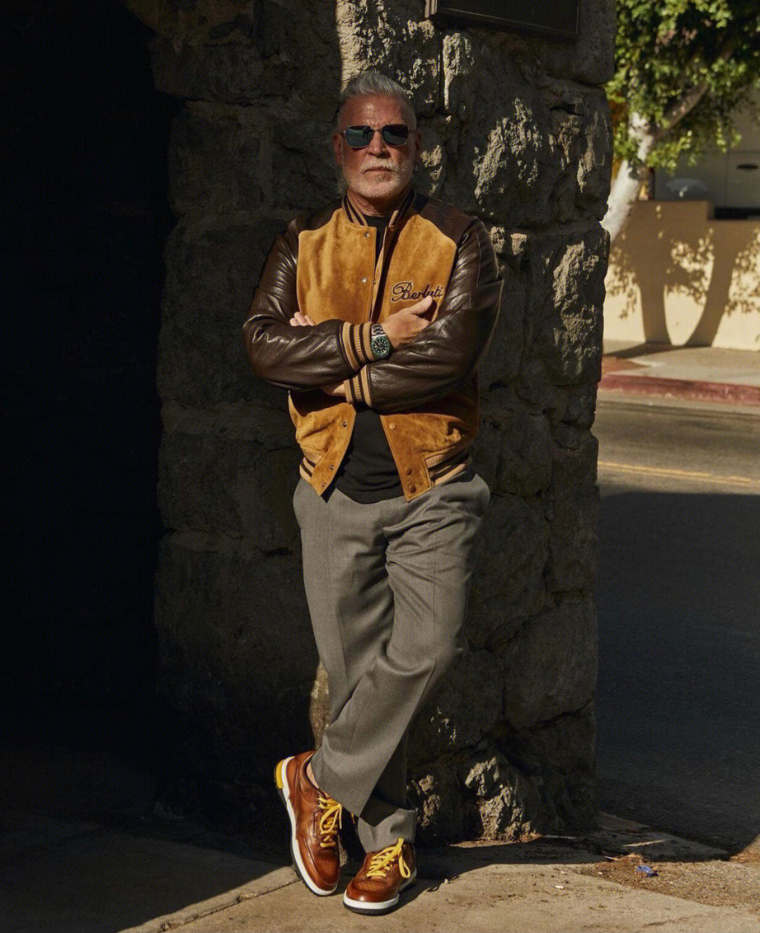 Leather Baseball Jacket