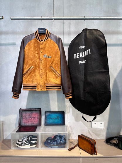 Leather Baseball Jacket