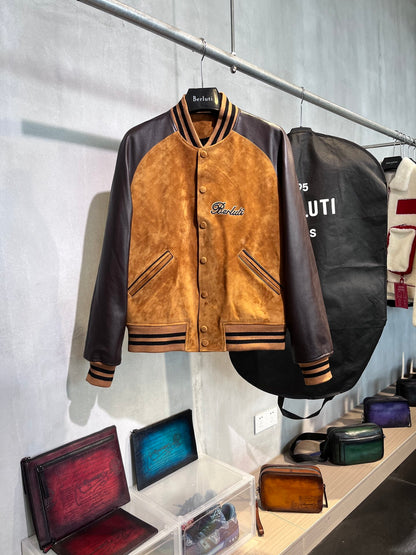 Leather Baseball Jacket