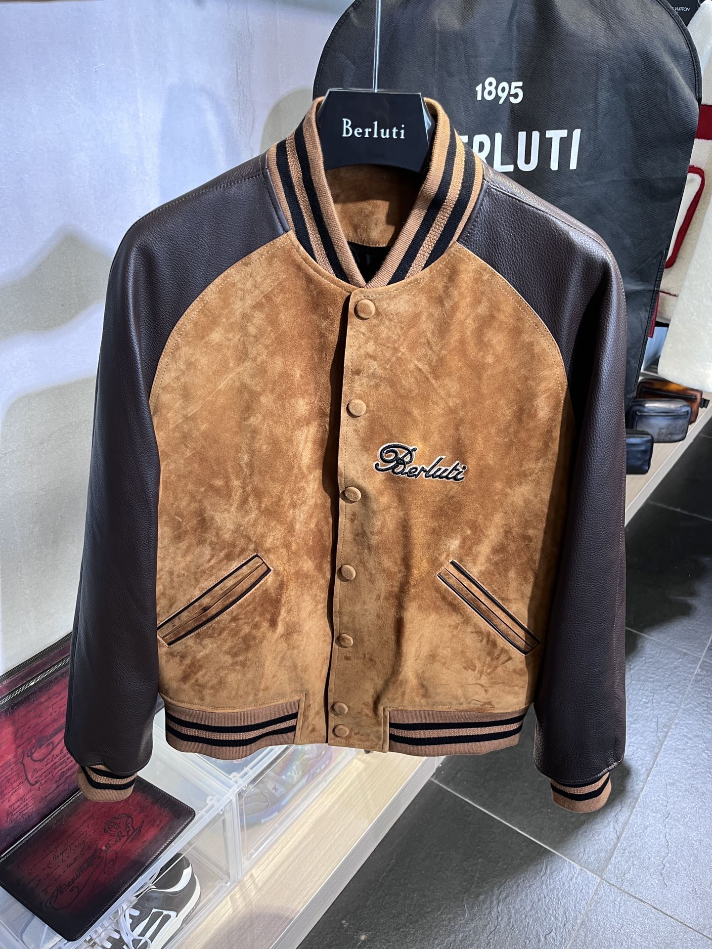 Leather Baseball Jacket
