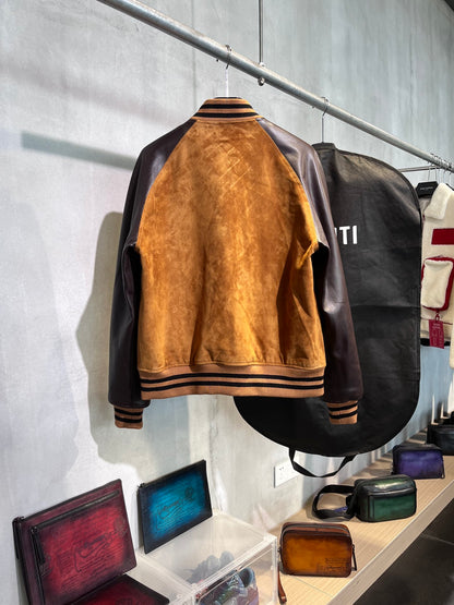 Leather Baseball Jacket