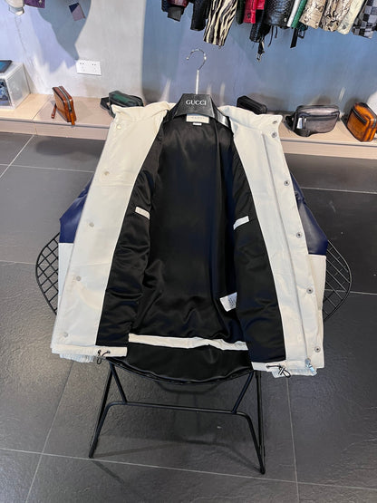 Leather Down Jacket