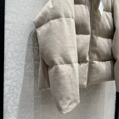 Cashmere-Blend Down Jacket