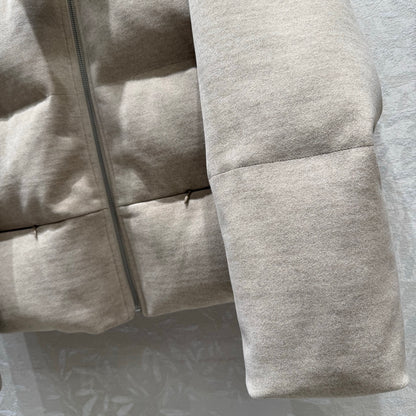 Cashmere-Blend Down Jacket
