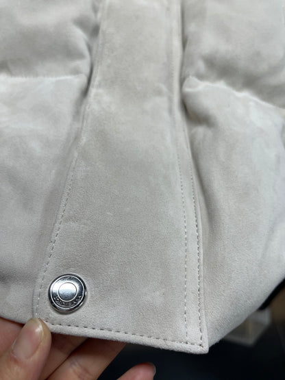 Leather Down Jacket