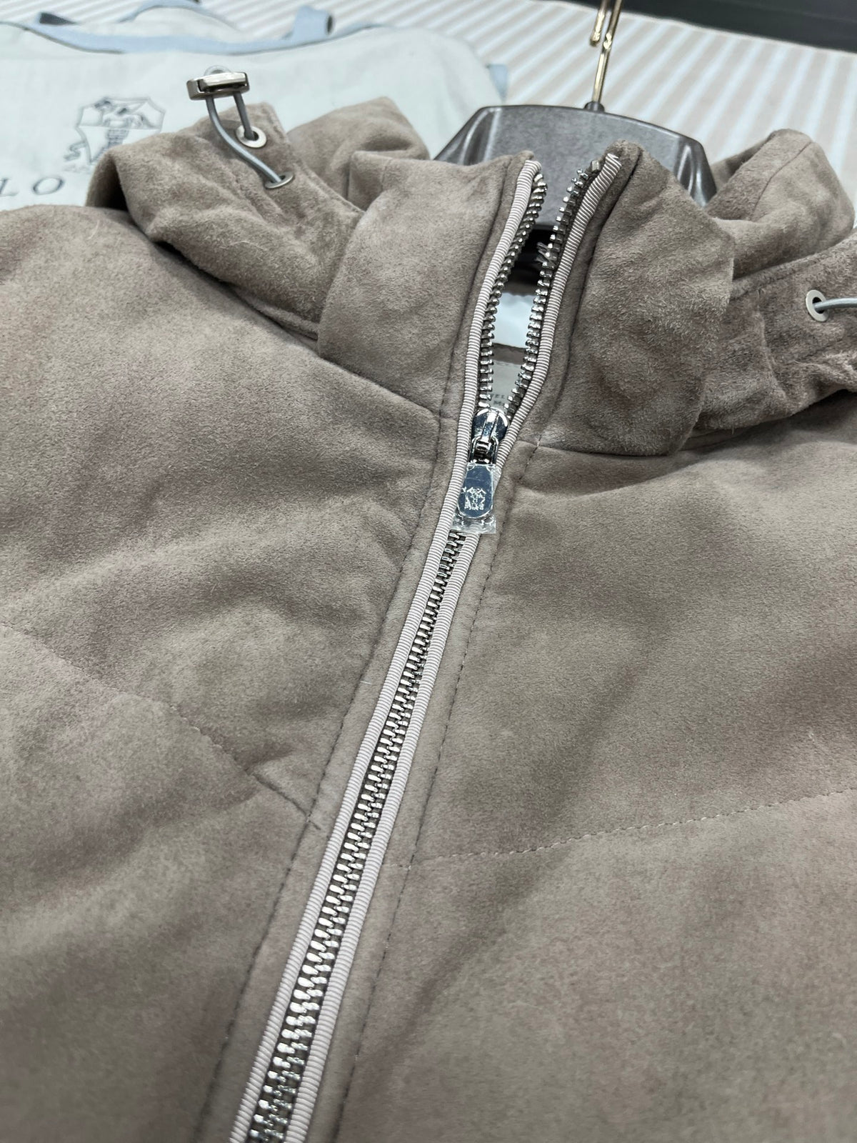 Leather Down Jacket