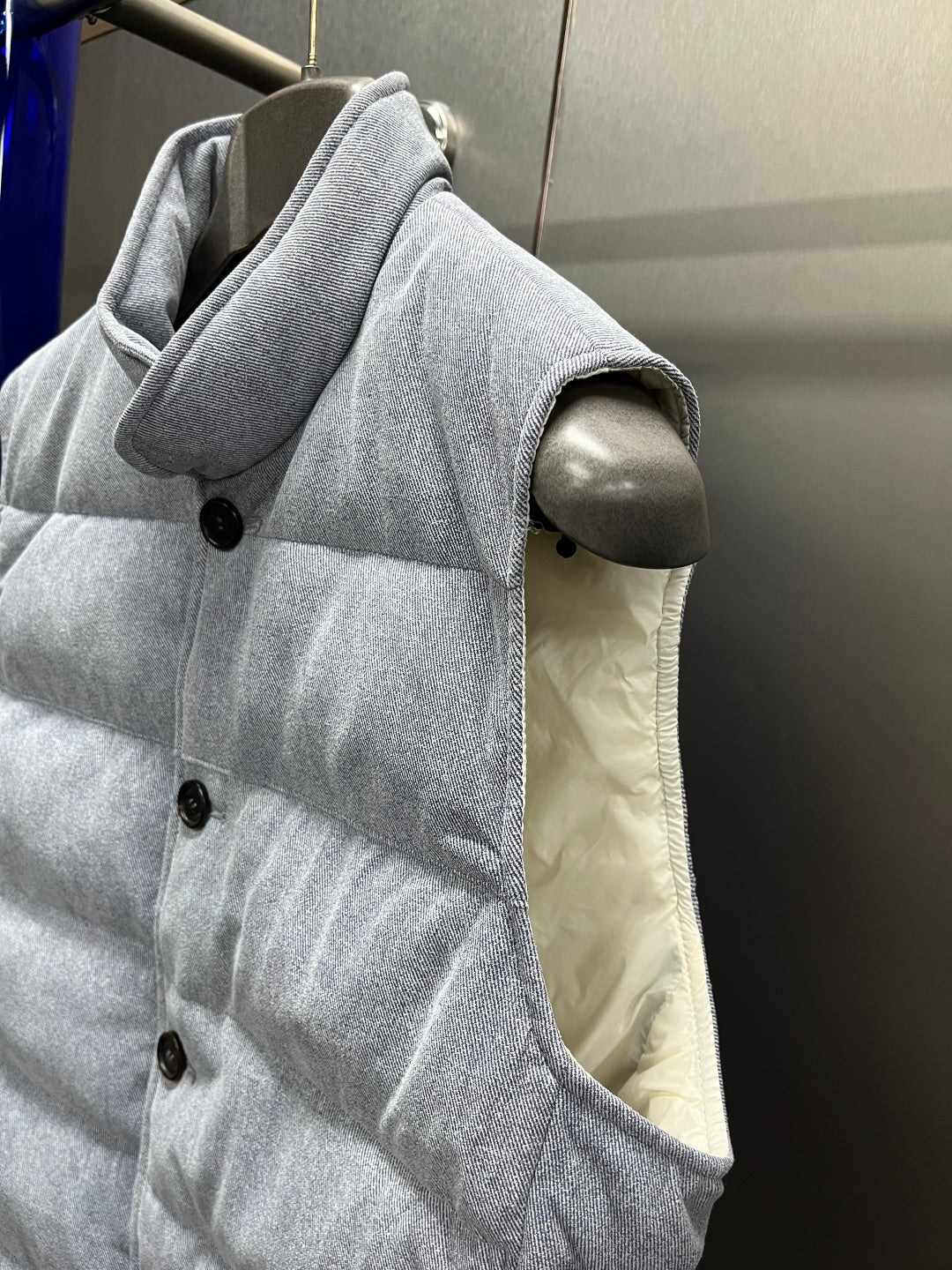 Leather Down Vest
